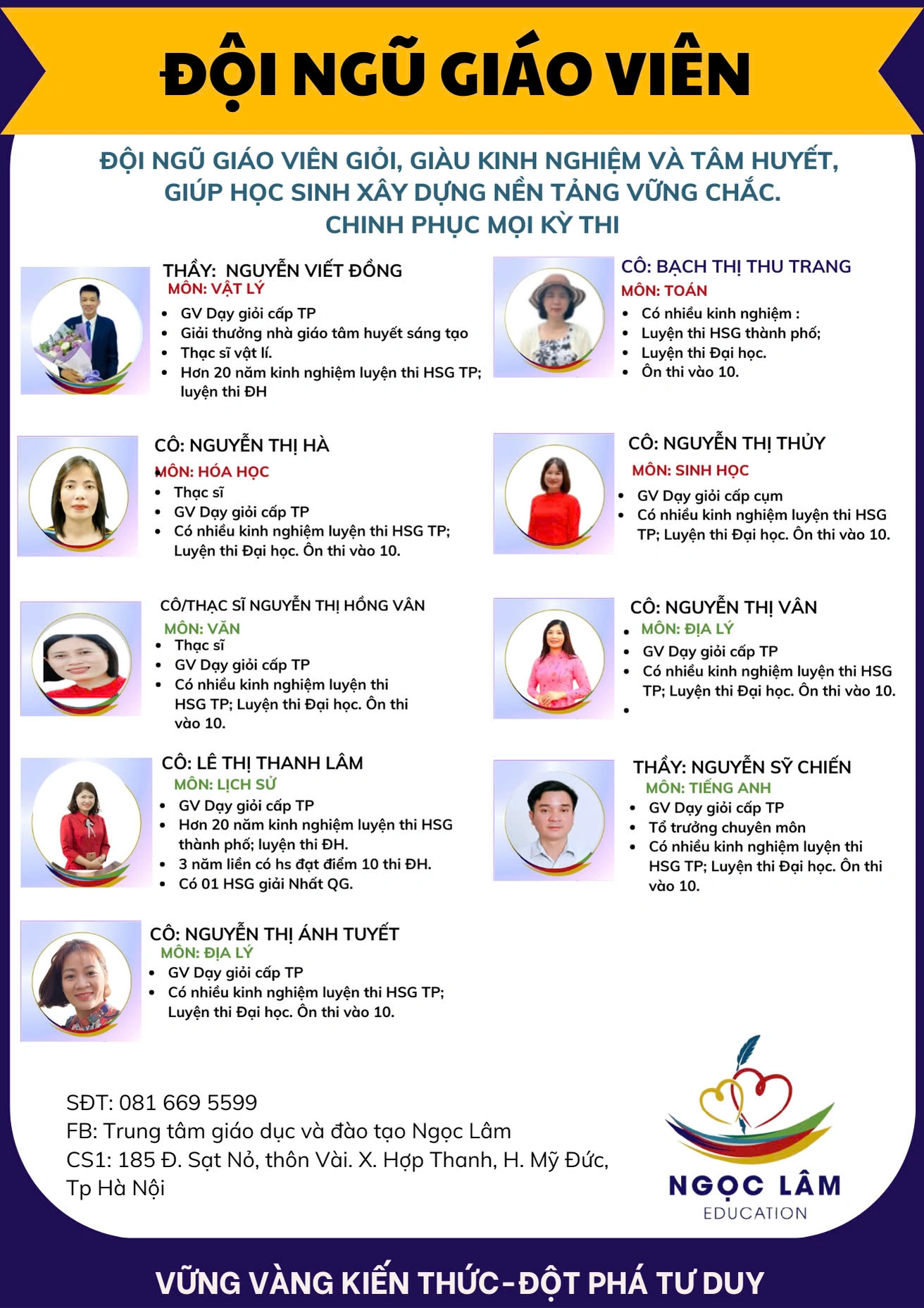 Đội ngũ giáo viên 3